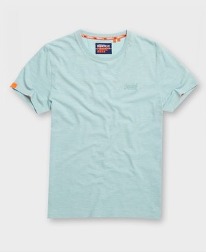 Superdry Orange Label Vintage Embroidered Férfi Pólók Menta | NBWLM3579